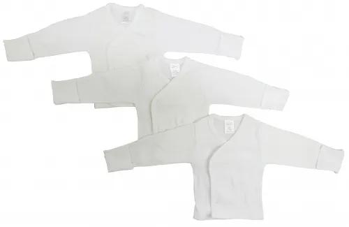 Bambini Layette Infant Wear - From: 071P To: 071NB - BLI Bambini Long Sleeve Side Snap With Mittens
