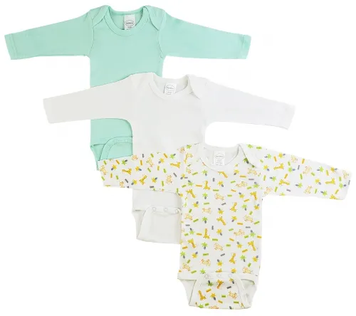 Bambini Layette Infant Wear - From: 102L To: 102S - BLI Bambini Boys Longsleeve Printed Onesie Variety Pack