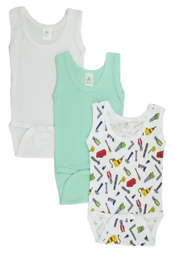 Bambini Layette Infant Wear - From: 109L To: 109S - BLI Bambini Boys Printed Tank Top