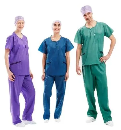 Molnlycke Health Care - 21710 - Disposable Scrub Pants, Blue, Sz Small 48cs