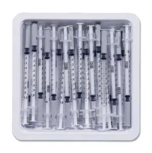 Becton Dickinson - 305535 - Allergist Tray, Permanently Attached Needle, 27G Regular Bevel