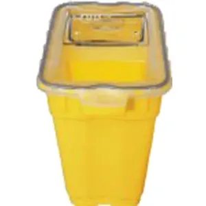 BD Becton Dickinson - From: 305601 To: 305614 - Becton Dickinson Sharps Collector, 17 Gallon, Hinged Top Gasketed, Yellow (not autoclavable), 5/cs