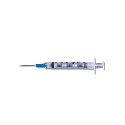 BD Becton Dickinson - From: 309570 To: 309643  3mL Luer Lok Syringe with PrecisionGlide Needle 21G x 1" L, Regular Bevel, Detachable