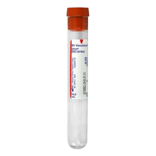 BD Becton Dickinson - BD Vacutainer Plus - 367820 -   Venous Blood Collection Tube Clot Activator Additive 10 mL Conventional Closure Plastic Tube