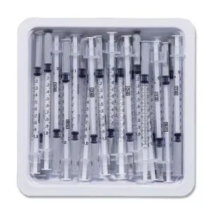 Becton Dickinson - 305538 - Allergist Tray, Permanently Attached Needle, 26G Intradermal Bevel