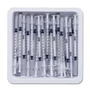 Becton Dickinson - 305539 - Allergist Tray, Permanently Attached Needle, 26G Intradermal Bevel