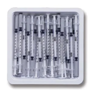 BD Becton Dickinson - From: 305950 To: 305951  Becton DickinsonTray, Allergist, 26 G SafetyGlide Permanently Attached Needle,  Intradermal Bevel