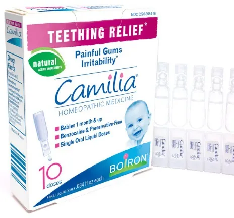Boiron - From: BM-0002 To: BM-00021 - Camilia, Teething Relief