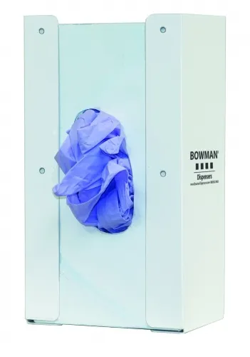 Bowman - GB-144 - Manufacturing Company Glove Box Dispenser Single With Flexible Spring Cabinet Mount