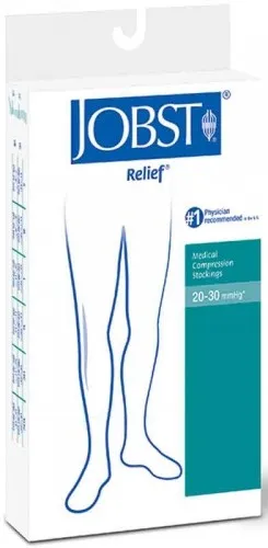 BSN Jobst - 114732 - Compression Stocking Knee Relief 20-30mmhg Closed Toe Large Black 1-pr