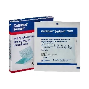BSN Medical - Cutimed Sorbact WCL - 7266201 - Antimicrobial Wound Contact Layer Dressing Cutimed Sorbact WCL Square Sterile