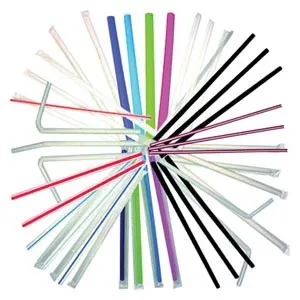 Bunzl Distribution Midcentral - 76009704 Flex Jumbo Straws, Wrapped, (DROP SHIP ONLY)