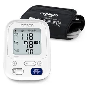 BV Medical - BP7200 - Omron 5 Series Bp Monitor, 2-User, 120 Memory, Advanced Averaging, Irregular Heartbeat Detection, Wide Range 9-17" D-Ring Cuff