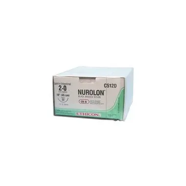 Ethicon - C575D - Suture Nurolon 2-0 Cp-2