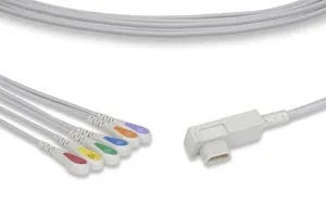 Cables and Sensors - 10029 - ECG Leadwire 6 Leads (New Style) Snap,  Medtronic > Physio Control Compatible w/ OEM: 11111-000022, 11111-000022 (DROP SHIP ONLY) (Freight Terms are Prepaid & Added to Invoice - Contact Vendor for Specifics)