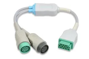 Cables and Sensors - ADE-001-MF0 - ECG Trunk Cable Patient Cable,  GE Healthcare > Corometrics Compatible w/ OEM: 1442AAO (DROP SHIP ONLY) (Freight Terms are Prepaid & Added to Invoice - Contact Vendor for Specifics)