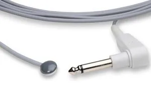 Cables and Sensors - D2252-AS0 - Reusable Temperature Probe, Adult Skin Sensor, YSI Compatible w/ OEM: 409B, 401, 709B, 409B, 401, 709B, 701, 85409 (DROP SHIP ONLY) (Freight Terms are Prepaid & Added to Invoice - Contact Vendor for Specifics)