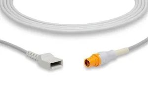 Cables and Sensors - IC-SM2-UT0 - IBP Adapter Cable Utah Connector, Draeger Compatible w/ OEM: MS22534 (DROP SHIP ONLY) (Freight Terms are Prepaid & Added to Invoice - Contact Vendor for Specifics)