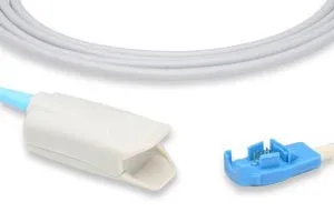 Cables and Sensors - S403-1270 - Short SpO2 Sensor, Adult Clip, Datex Ohmeda Compatible w/ OEM: OXY-F-UN, 6051-0000-110, NFDX250, F-3003-9 (DROP SHIP ONLY) (Freight Terms are Prepaid & Added to Invoice - Contact Vendor for Specifics)