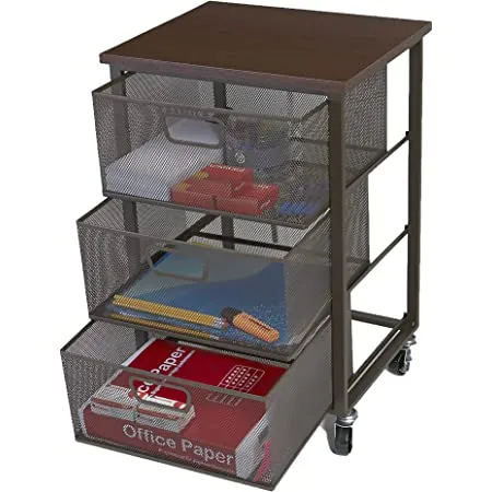 Capsa Healthcare - AM10MC-LCB-K-DR131 - Standard Cart, Light Cr&egrave;me/ , Keyless, (1) Drawer, (3) Drawers and (1) Drawer (DROP SHIP ONLY)