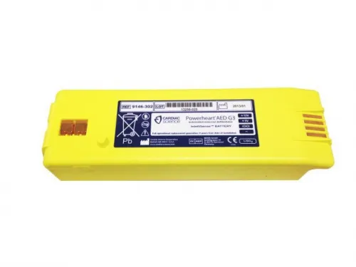 Cardiac Science From: 9145-301 To: 9146-302 - Intellisense Lithium Battery For Powerheart AED G3 Pro Model 9300P IntelliSense 9300E & 9300A