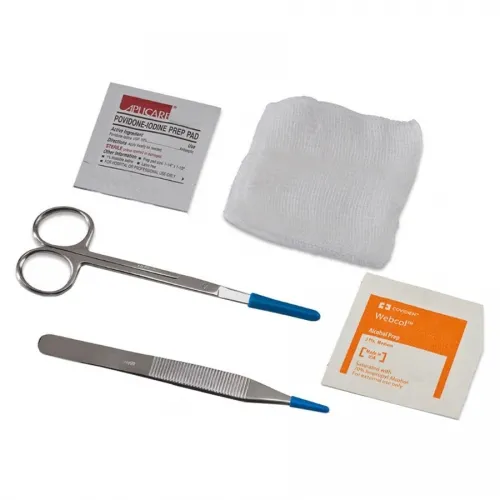 Cardinal Health - Med - 06-7100CA - Presource Suture Removal Kit Sharp Scissors and Metal Forceps, Sterile, Single-use.**For California Customers Only**