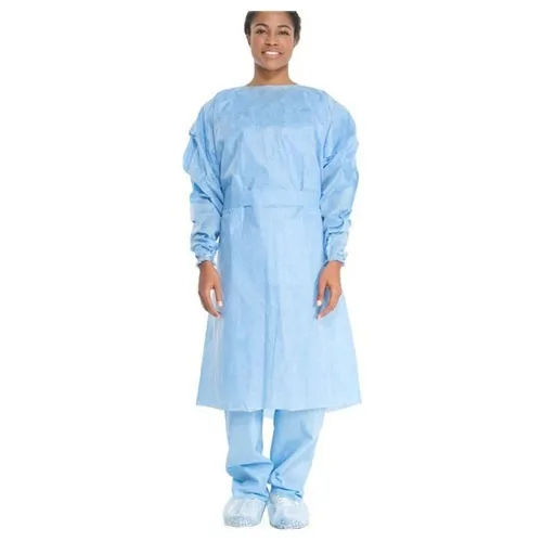 Cardinal Health - 2200PG - Med Lightweight Isolation Gown, Blue, Universal
