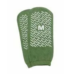 Cardinal Health - 58123-GRN - Med Single Tread Patient Safety Footwear with Terrycloth Exterior, 2X Large, Green