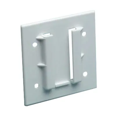 Cardinal Health - Med - 65652-145 - Universal Wall Plate. The plate is predrilled with four 1/4" holes.