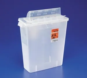 Cardinal Health - 85221 - Sharps Container, Always-Open Lid, 12 Qt , (Continental US Only) (To Be DISCONTNUED)