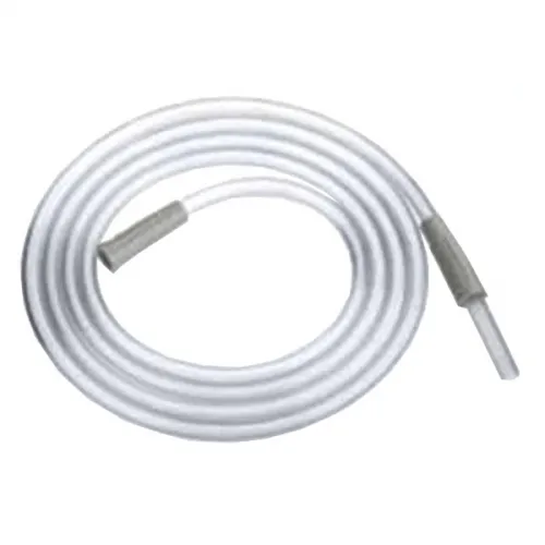Cardinal - Medi-Vac - N712 - Medi Vac Suction Connector Tubing Medi Vac 12 Foot Length 0.281 Inch I.D. Sterile Maxi Grip and Male / Male Connector Clear Smooth OT Surface NonConductive Plastic