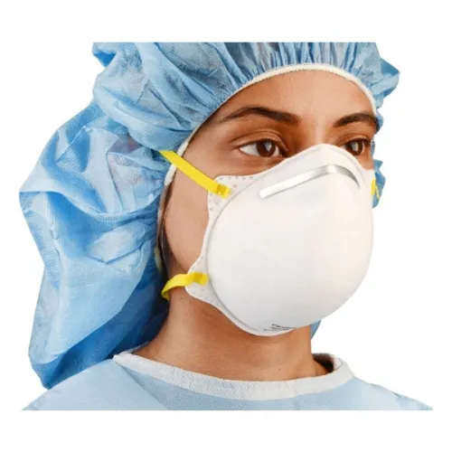 Cardinal Health - From: USA-N95-R To: USA-N95-S - Med Flat Fold N95 Respirator and Surgical Mask, Regular.