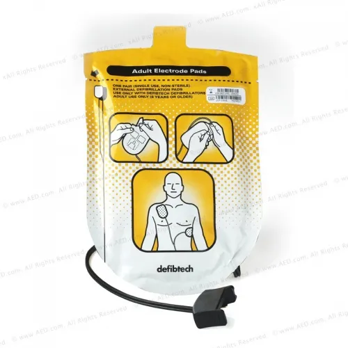 Cardio Partners - From: 0710-0130 To: 0710-0137  Defibtech Adult Defibrillation Pads Package