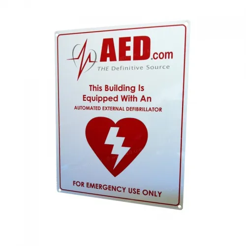 Cardio Partners - AEDCOMFLAT - AEDcom Flat Wall Sign