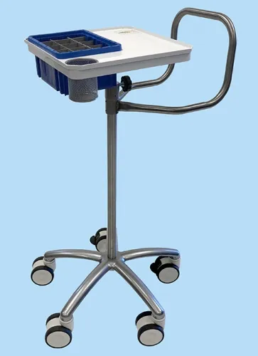 Centicare - MED-0020-S - Customized Medical Carts Standard Mini Medical Procedure Cart, With A Drop In Dividable Bin And Pen Holder
