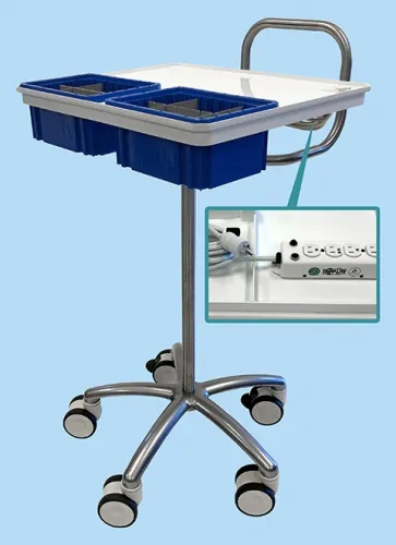 Centicare - MED-1230-D - Customized Medical Carts Deluxe Medical Procedure Cart,With A Drop In Phlebotomy Tray