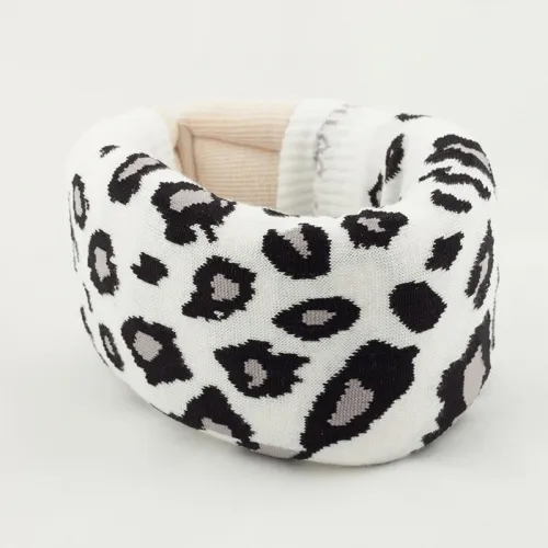 Cervical Collar Covers - WHTLEO - Collar Covers - White Leopard