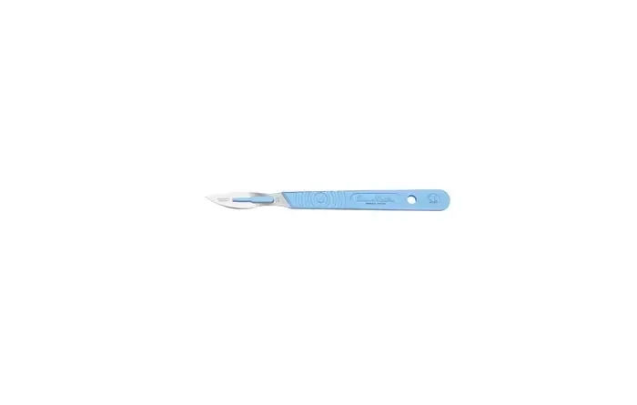 Cincinnati Surgical - 0610 - Scalpel  Stainless Steel  Size 10  White Handle  Disposable  Non-Sterile  100-bx -DROP SHIP ONLY-
