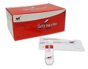 Clarity Diagnostics - Cd-Ftn-114 - Clarity Single Dip Fentanyl Test, Urine, Fda Exempt, For Forensic Ivd Use, Employment, Employee & Insurance Screening Only, 5 Minute Test, Sensitivity 20 Ng/Ml, (Short Dated; Shelf Life 16-18 Months)