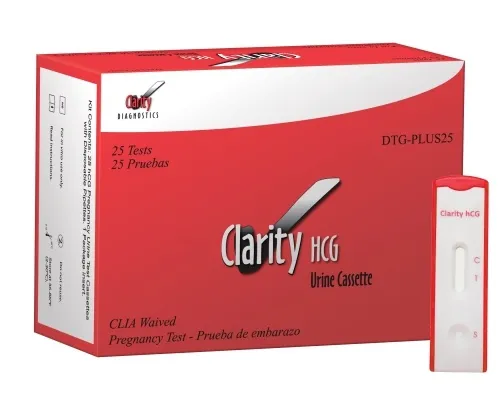 Clarity Diagnostics - DTG-PLUS25 (X6) - Purchase 5 boxes of DTG-PLUS25 and get 1 box of PLUS25 for Free