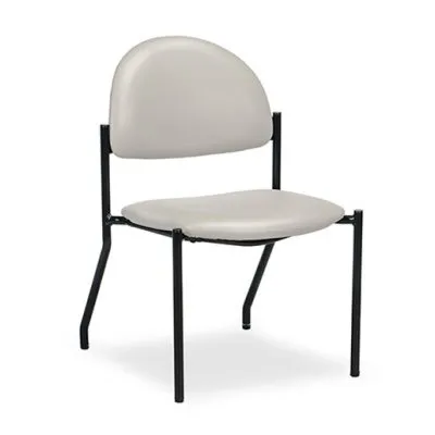 Clinton - 15-4475 - Black Frame Chair, No Arms