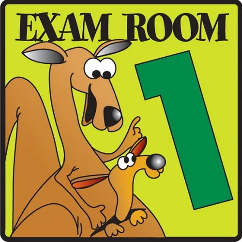 Clinton - From: 15-4630 To: 15-4641 - Exam Room Sign