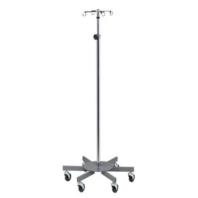 Clinton - From: 50-1950 To: 50-1956 - 4 hook Iv Pole Heavy duty Infusion Pump Stand 6 leg