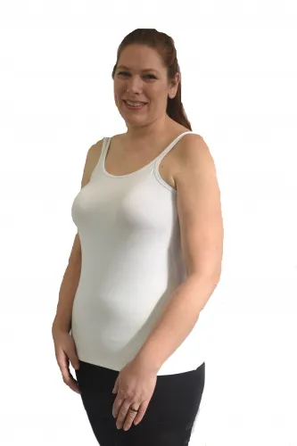 Complete Shaping - From: CS-CLT-WH-LC To: CS-CLT-WH-XLD - Classic Tank Top / Camisole With Built in Prosthetics