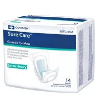 Cardinal Health - Sure Care - 23246A - Cardinal  Bladder Control Pad  6 1/2 X 13 Inch Heavy Absorbency Polymer Core One Size Fits Most
