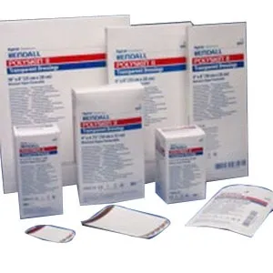 Cardinal Health - From: 6647 To: 6651  Polyskin II Transparent Dressing 1 1/2" L x 1 1/2" W Square Shape Adhesive, Improved Breathability