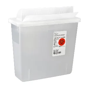 Medtronic / Covidien - 851201 - Sharps Container, Always-Open Lid, 5 Qt