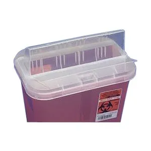 Kendall-Medtronic / Covidien - 89671 - Ancillary Horizontal Drop Container with Opening Lid 2 Gallon