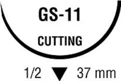 Medtronic / Covidien - CG817 - Suture, Reverse Cutting, Needle GS-11, Circle