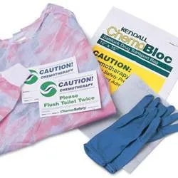 Cardinal Health - CT4100 - ChemoSafety Preparation and Administration Kit, 18 mil, Latex Glove, Marine Blue